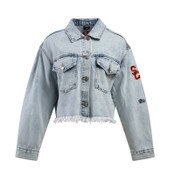 USC Trojans Women's Hype and Vice Denim SC Interlock Jean Jacket